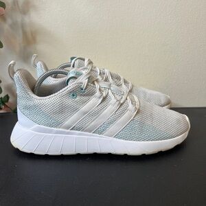 Adidas Questar Flow Running Shoes Size 8 Casual Fitness Athletic Mint Running
